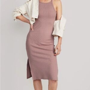 Sleeveless Mauve Dress